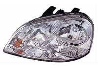 Koplamp links H1+H7 inclusief stelmotor 8132961