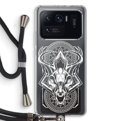 Oh Deer: Xiaomi Mi 11 Ultra Transparant Hoesje met koord