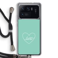 Best heart pastel: Xiaomi Mi 11 Ultra Transparant Hoesje met koord