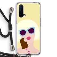 Ice cream: OnePlus Nord CE 5G Transparant Hoesje met koord