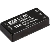 MW Mean Well SKA20C-05 DC/DC-converter 20 W Aantal uitgangen: 1 x Inhoud 1 stuk(s)