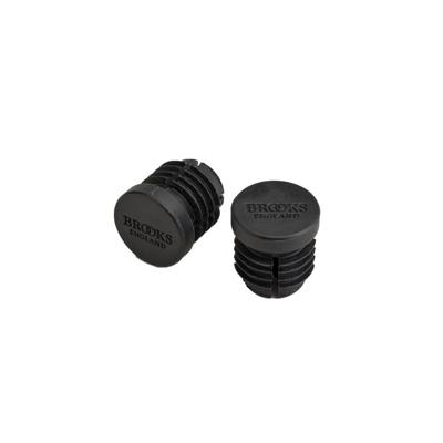 BROOKS Rubber bar end plugs - black