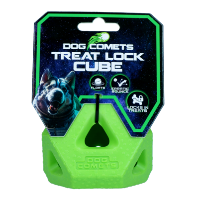 Dog Comets Treat Lock Cube Groen Dog Comets Treat Lock Cube Groen