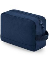 Atlantis BG277 Recycled Essentials Wash Bag - Navy - 24 x 17 x 9 cm