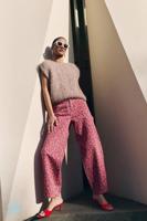 By-Bar lew pants | red cheetah print