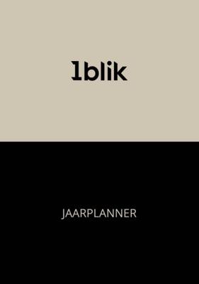 1blik Jaarplanner (Paperback)