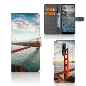 Nokia 2.4 Flip Cover Golden Gate Bridge