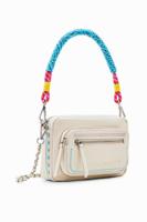 Kleine schoudertas met borduursels - WHITE - U