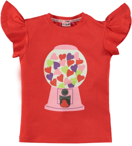 O'Chill Meisjes t-shirt - Annika - Rood