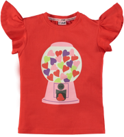 O'Chill Meisjes t-shirt - Annika - Rood