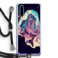Cosmic Silence: Huawei P30 Transparant Hoesje met koord