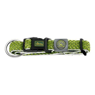 Hondenhalsband Hunter Plus Draad Maat XL Limoen (45-70 cm)