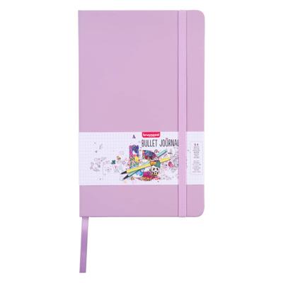 Bruynzeel bullet journal lila, 13x21cm, 140 g/m 64 vellen
