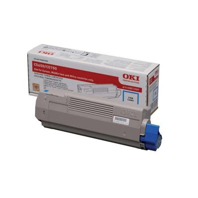 Originele Toner OKI 43872307 Zwart Cyaan