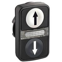 Schneider Electric ZB5AW7A1724 Frontelement voor dubbele drukknop 1 stuk(s)