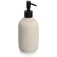 Zeller Zeeppompje|dispenser - kunststeen - beige - 20 cm