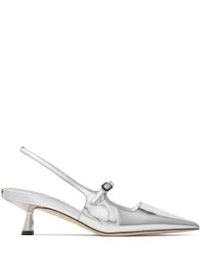 Jimmy Choo escarpins Didi 45 mm en cuir verni - Argent