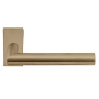 Formani | Deurkruk BASIC LBII-19Q32G op rechthoekig rozet | PVD Licht Brons