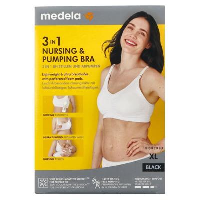 Medela Beha Kolven&voeden 3in1 Xl Zwart