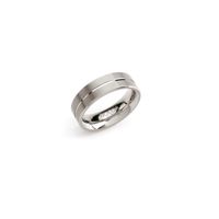 Boccia 0101-07 Ring Titanium zilverkleurig 6 mm Maat 62 - thumbnail