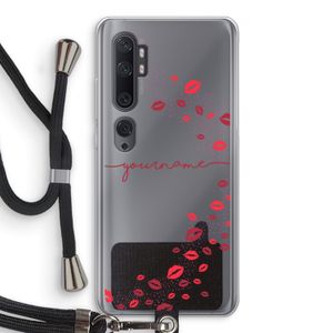 Kusjes: Xiaomi Mi Note 10 Pro Transparant Hoesje met koord