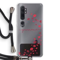 Kusjes: Xiaomi Mi Note 10 Pro Transparant Hoesje met koord