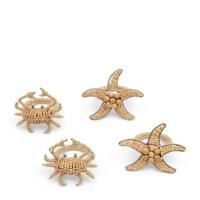 Riviera Maison - Sealife Napkin Ring Set Of 4 pieces - Oranje - thumbnail