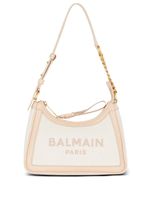 Balmain sac porté épaule à logo brodé - Tons neutres - thumbnail