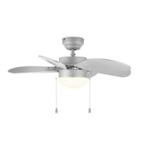 Tristar VE-5810 Plafondventilator + Verlichting 76 cm Zilver/Metaal