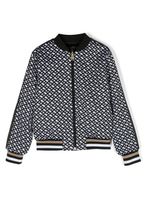 BOSS Kidswear veste bomber à motif monogrammé - Noir