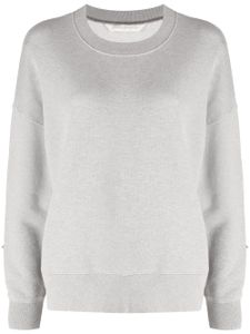 Palm Angels sweat en coton à logo imprimé - Gris