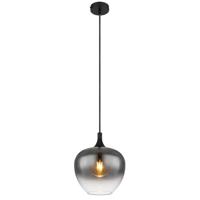 Globo Zwarte hanglampMaxy enkel Ø 24cm - 15548H