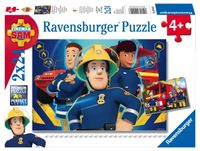 Ravensburger puzzel 2x24 stukjes Sam helpt je uit de brand - thumbnail