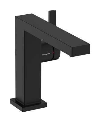 Hansgrohe Tecturis E 110 Fine CoolStart ééngreeps wastafelmengkraan met PushOpen, mat zwart