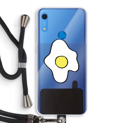 Spiegelei: Huawei Y6s Transparant Hoesje met koord