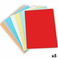 Subfolder Elba Rood A4 50 Onderdelen (5 Stuks)
