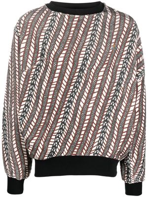 Vivienne Westwood sweat Druken en coton biologique - Blanc