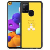Samsung Galaxy A21s | Bumper Hoesje | Baby Leopard