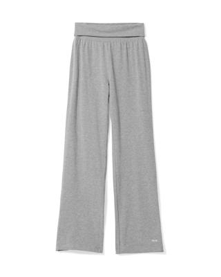 HEMA Dames Yogabroek Grijsmelange (grijsmelange)