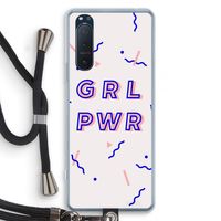 GRL PWR: Sony Xperia 5 II Transparant Hoesje met koord