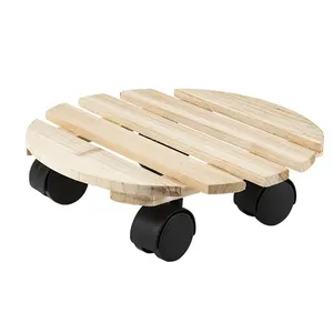 Premium Houten Plantroller - 30 x 8,5 cm