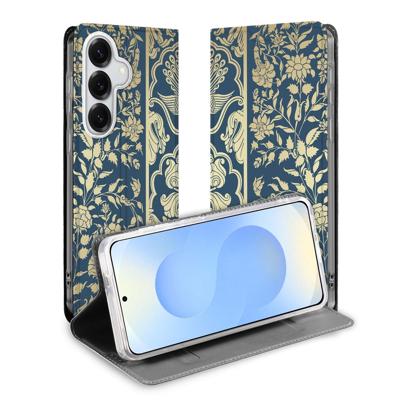 Book Case Samsung Galaxy S26 Beige Flowers