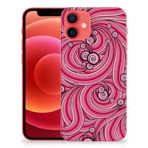 iPhone 12 Mini Hoesje maken Swirl Pink