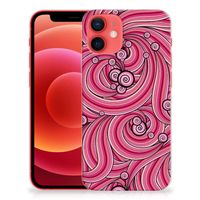 iPhone 12 Mini Hoesje maken Swirl Pink