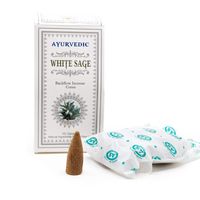 Ayurvedic Backflow Wierook Kegels Witte Salie Ayurvedic Backflow Wierook Kegels Witte Salie