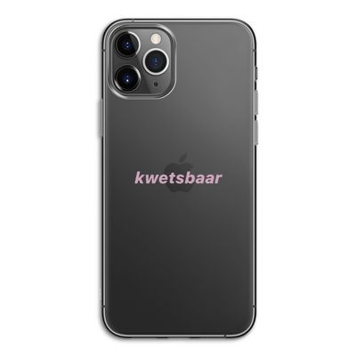 kwetsbaar: iPhone 11 Pro Transparant Hoesje