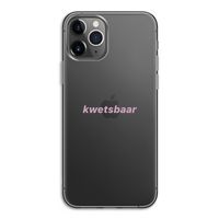 kwetsbaar: iPhone 11 Pro Transparant Hoesje