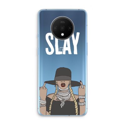 Slay All Day: OnePlus 7T Transparant Hoesje