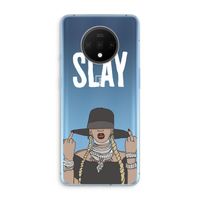 Slay All Day: OnePlus 7T Transparant Hoesje