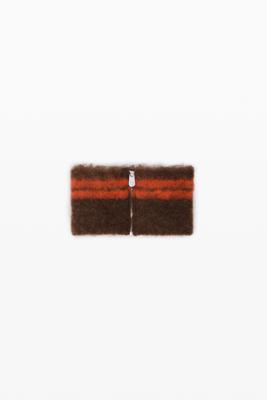 Rits gebreide sjaal - BROWN - U